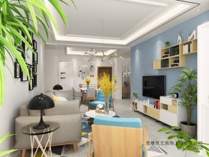 米蘭春天_130㎡_現代風格